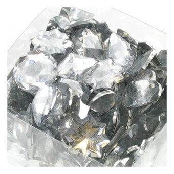 Large Round Crystal Acrylic Stones