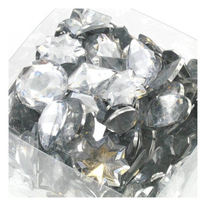 Large Round Crystal Acrylic Stones image number 1