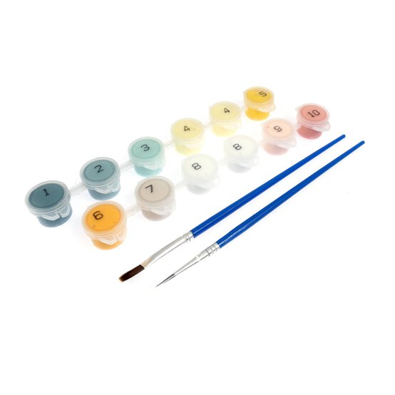 Floral Paint by Numbers Canvas image number 4