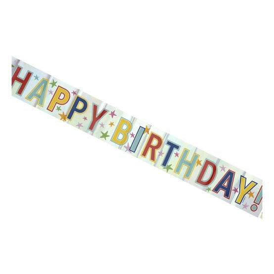 Happy Birthday Banner 1.8m image number 1