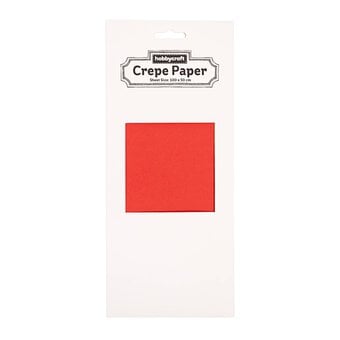 Red Crepe Paper 100cm x 50cm image number 3