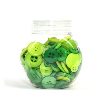 Hobbycraft Button Jar Green image number 2