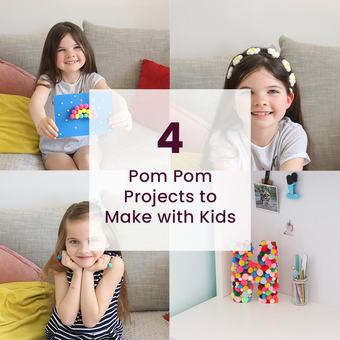4 Pom Pom Projects to Make with Kids