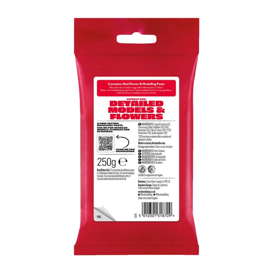 Renshaw Carnation Red Flower and Modelling Paste 250g