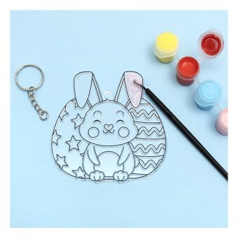 Paint Your Own Bunny Suncatcher Keyring Kit
