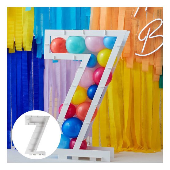 Ginger Ray Balloon Mosaic Number Frame 7 image number 1