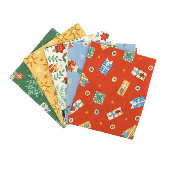 Crackin’ Christmas Fat Quarters 5 Pack