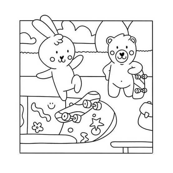 My Little Cosy Life Cuties Colouring Book image number 4