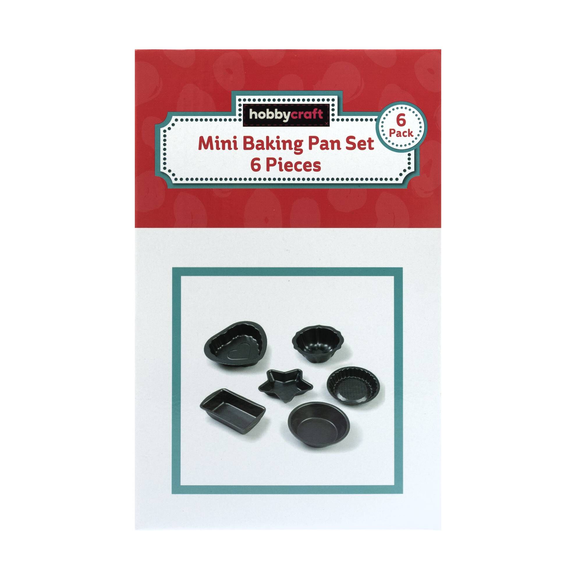 Mini Baking Pan Set 6 Pieces | Hobbycraft