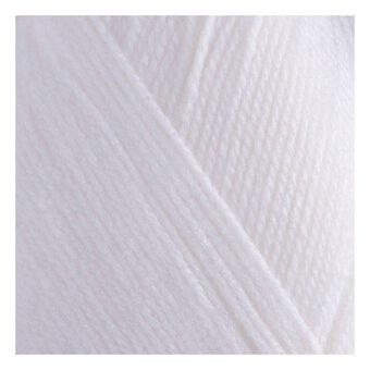 Sirdar White Snuggly 3 Ply Yarn 50g