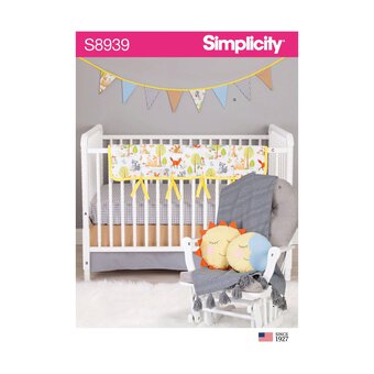Simplicity Nursery Bedding and D&eacute;cor Sewing Pattern S8939