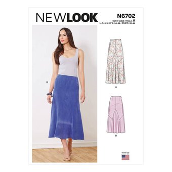 New Look Women&rsquo;s Skirt Sewing Pattern N6702