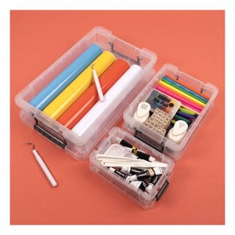 Whitefurze Allstore Clear Storage Box Set 3 Pack image number 3