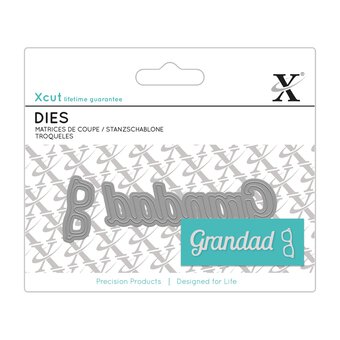 Xcut Grandad Mini Die Set 2 Pieces