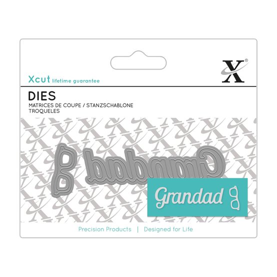 Xcut Grandad Mini Die Set 2 Pieces image number 1