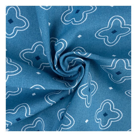 Denim Cross Single Cotton Fat Quarter image number 2