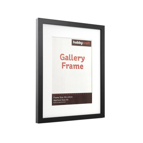 Black Gallery Frame 30cm x 40cm image number 1