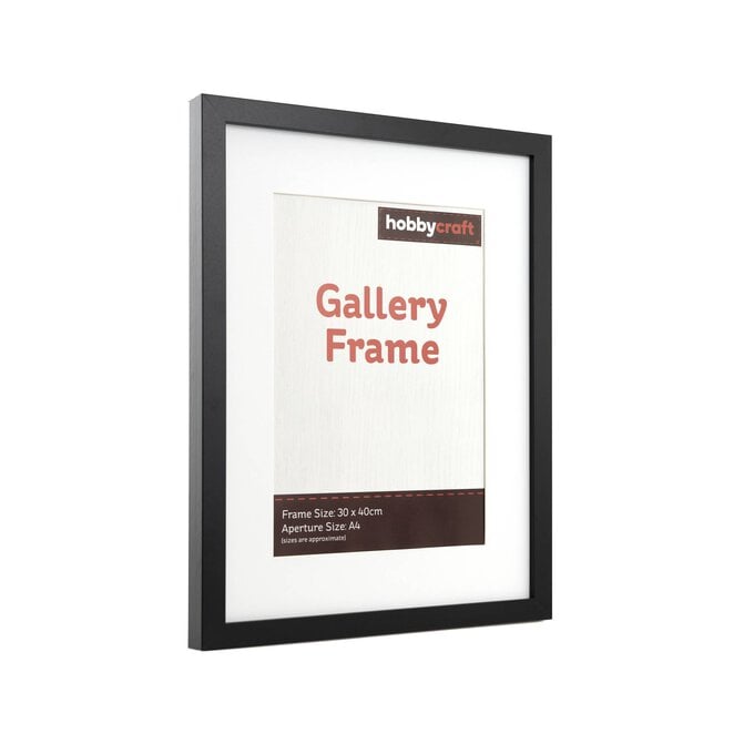 Black Gallery Frame 30cm x 40cm image number 1