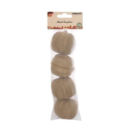 Mini Mache Pumpkins 4 Pack image number 6