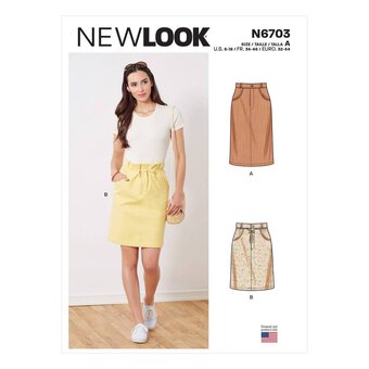 New Look Women’s Skirt Sewing Pattern N6703