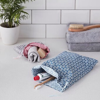 How to Make a Fabric Drawstring Bag