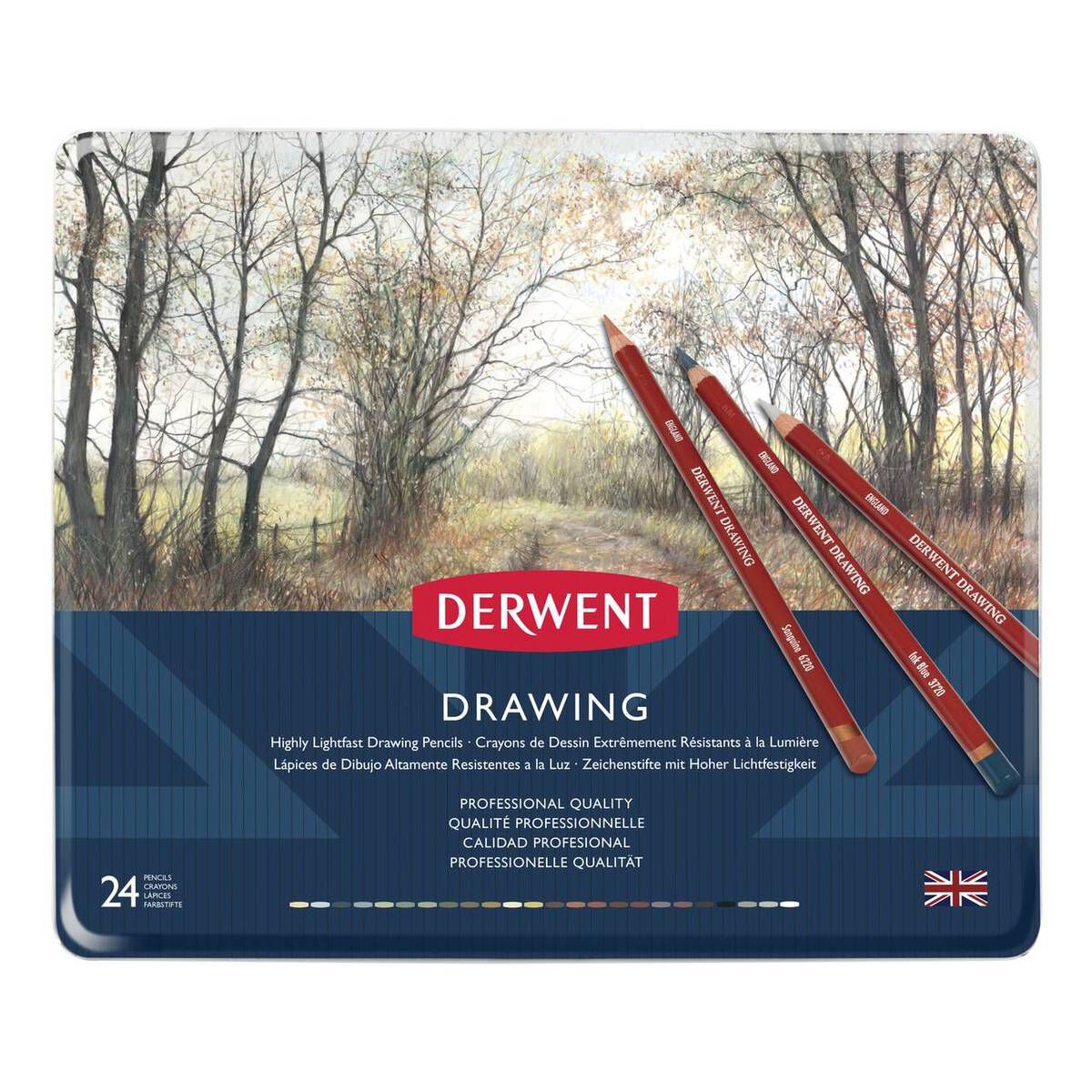 Derwent Drawing Pencils 24 Pack Hobbycraft