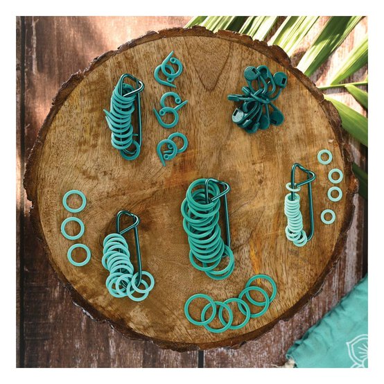 KnitPro Mindful Stitch Markers 100 Pack image number 2