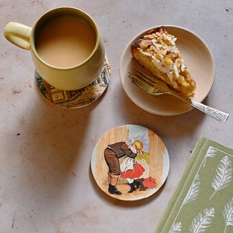 How to Make Coasters using Vintage Books