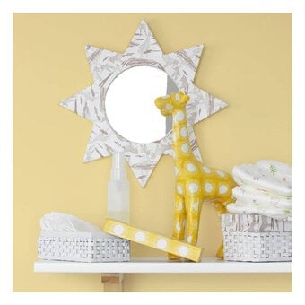 Decopatch Mache Sun Mirror 28cm