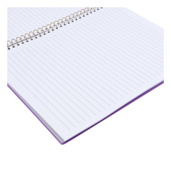 Purple Lined Notebook A4 image number 3