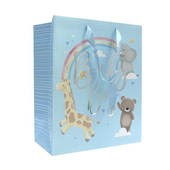 Baby Boy Gift Bag 26.5cm x 33cm image number 1