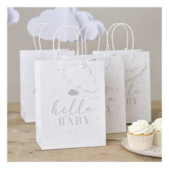 Ginger Ray Hello Baby Cloud Baby Shower Gift Bags 5 Pack