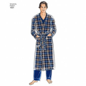 Simplicity Pyjamas and Robe Sewing Pattern 1021 (XS-XL) image number 8