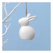 Hanging Ceramic Bunny Decoration 7.5cm