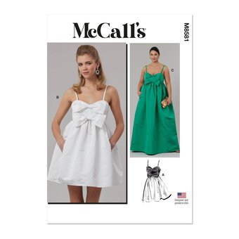 McCall's Women's Dresses  Sewing Pattern M8581 (W3 30W-38W)