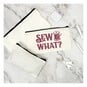 White Canvas Pouch 20cm x 11cm image number 2