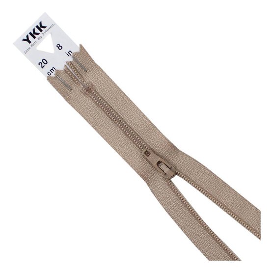 YKK Fawn Dress and Skirt Zip 20cm image number 1