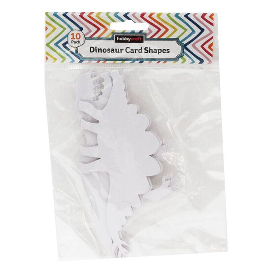 Dinosaur Card Shapes 10 Pack image number 2