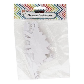Dinosaur Card Shapes 10 Pack image number 2