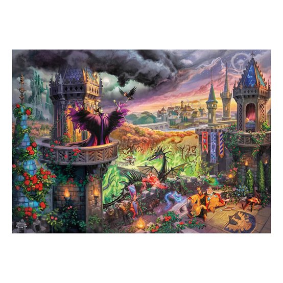 Schmidt Thomas Kinkade Disney Maleficent Jigsaw Puzzle 1000 Pieces image number 2