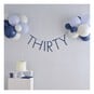 Ginger Ray Navy Thirty Balloon Bunting 1.5m image number 2