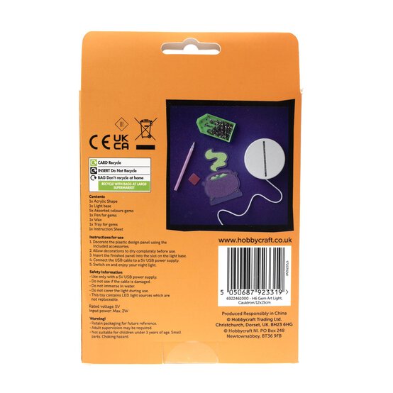 Cauldron Gem Art Night Light Kit image number 4