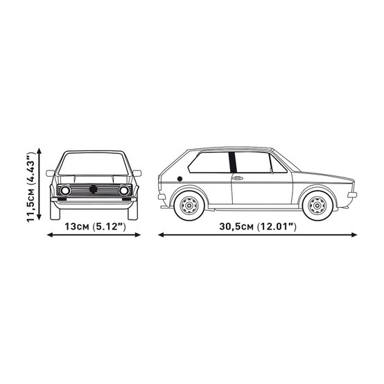 COBI VW Golf GTI Set 1:12 image number 6