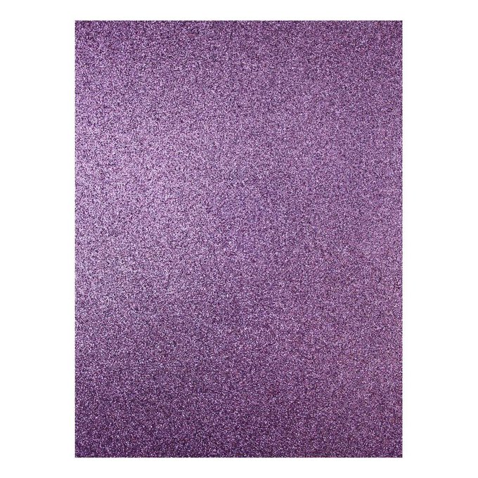 Lilac Glitter Foam Sheet 22.5cm x 30cm Hobbycraft