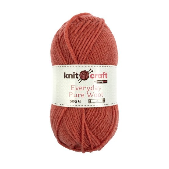 Knitcraft Coral Everyday Pure Wool DK 50g  image number 1