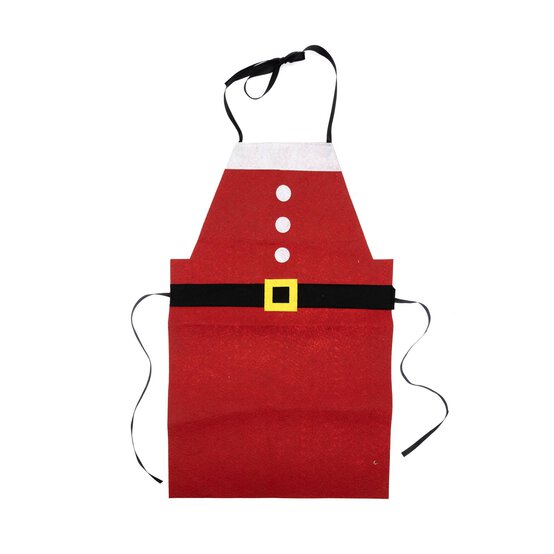 Red Felt Apron image number 3