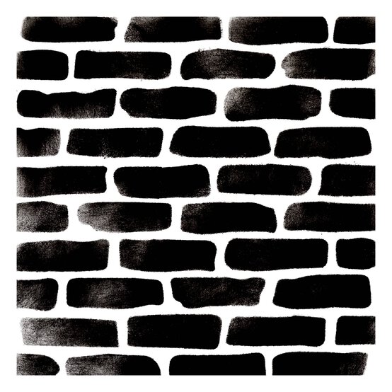 Brick Work Stencil 21cm x 29cm image number 2