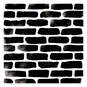 Brick Work Stencil 21cm x 29cm image number 2