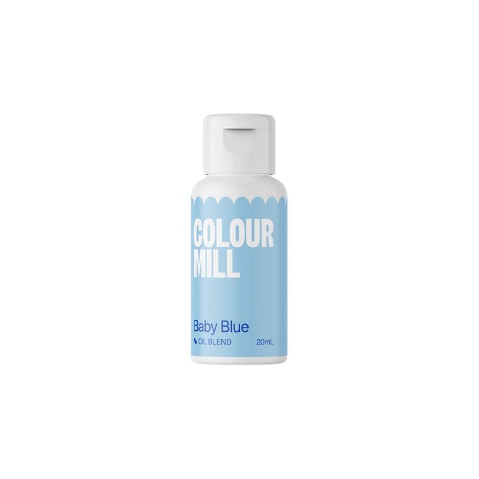 Colour Mill Baby Blue Oil Blend Food Colouring 20ml image number 1