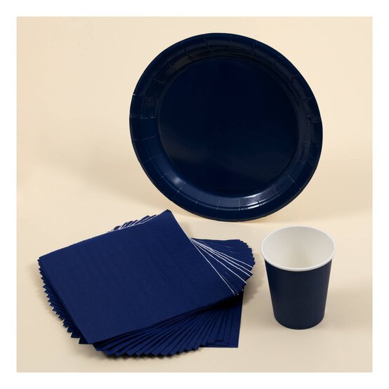 Midnight Blue Napkins 20 Pack image number 3
